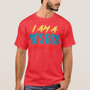 T-shirt Je suis une fille du genre RB des années 90