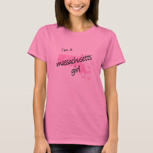 T-shirt Je suis une fille du Massachusetts