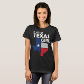 T-shirt Je suis une fille du Texas (Devant entier)