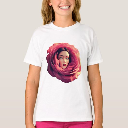 T-shirt Je suis une fleur (Devant)