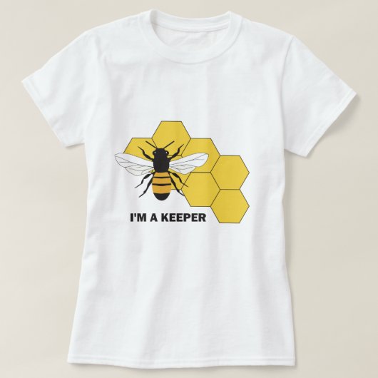 T-shirt Je suis une gardienne d'abeilles Dames (Design devant)