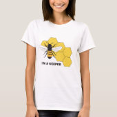 T-shirt Je suis une gardienne d'abeilles Dames (Devant)