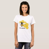 T-shirt Je suis une gardienne d'abeilles Dames (Devant entier)