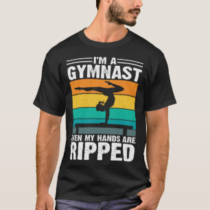 T-shirt Je suis une gymnaste Même mes mains sont déchirées
