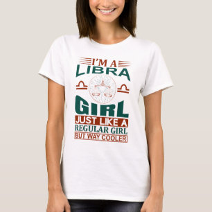 T-shirt Je Suis Une Libra Cool Signe Zodiaque