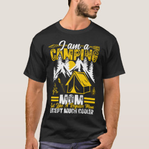 T-shirt Je Suis Une Maman De Camping Comme Une Maman Régul