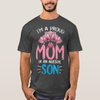 T-shirt Je Suis Une Maman Fière D'Un Fils Fils Fils Fils F