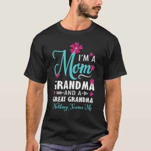 T-shirt Je suis une maman grand-mère arrière-grand-mère Ri