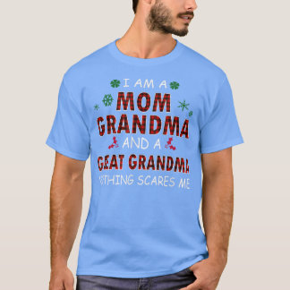 T-shirt Je Suis Une Maman Grand-Mère Et Une Grande Grand-M