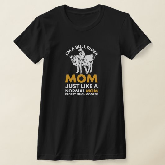 T-shirt Je suis une maman motard comme une maman normale s (Poser)