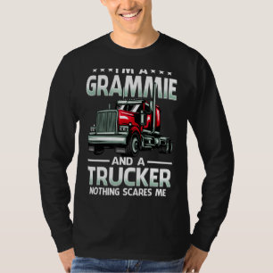 T-shirt Je suis une mémé et camionneuse rien ne me fait pe