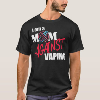 T-shirt Je Suis Une Mère Contre Le Vaping Non-Fumeur Anti-