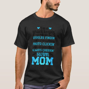 T-shirt Je Suis Une Mère De Bain D'Une Mère De Baignade Mè