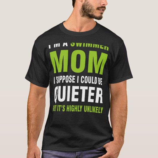 T-shirt Je Suis Une Mère Nageuse (Devant)