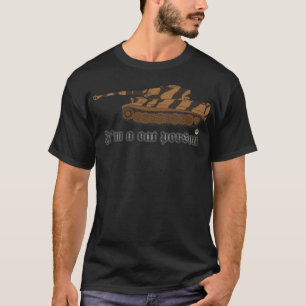T-shirt Je suis une personne de chat Panzer 6 Tiger versio