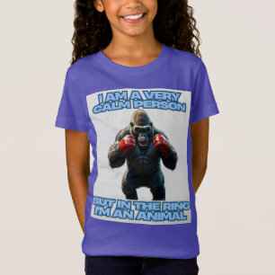 T-Shirt Je suis une personne tranquille, mais dans la cein