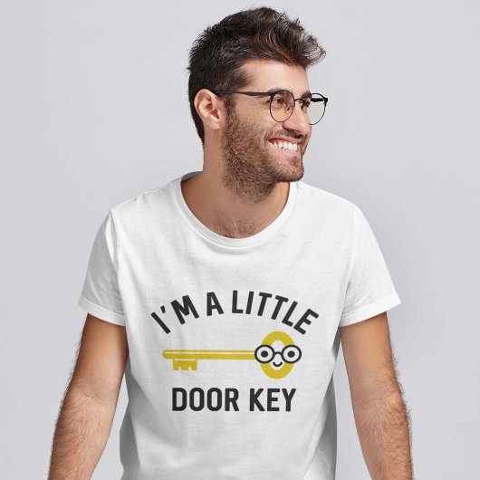 T-shirt Je suis une petite clé de porte