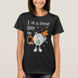 T-shirt Je suis une petite porte clé Recycle Ocean Family