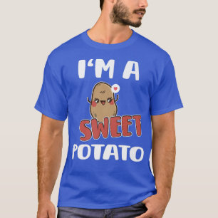 T-shirt Je suis une pomme de terre douce végétarien végéta