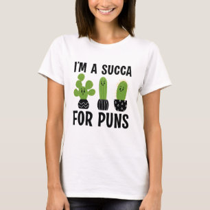 T-shirt Je suis une suca pour les puns
