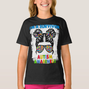 T-shirt Je suis une survivante Sensibilisation sur l'autis
