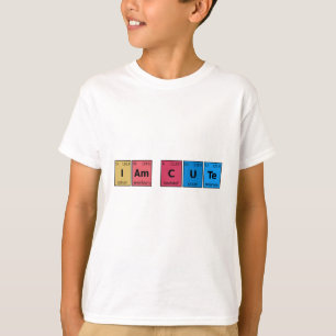 T-shirt Je suis une table périodique mignonne