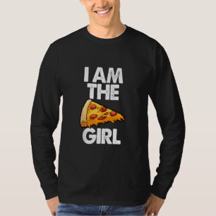 T-shirt Je Suis Une Tee - shirt De Pizza Drôle Femmes