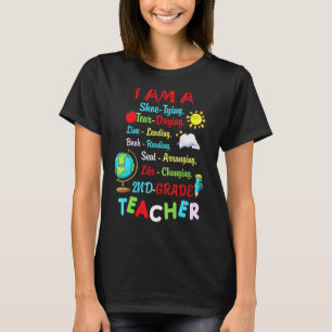 T-shirt Je suis une vie de lecture de livres fière de 2e a