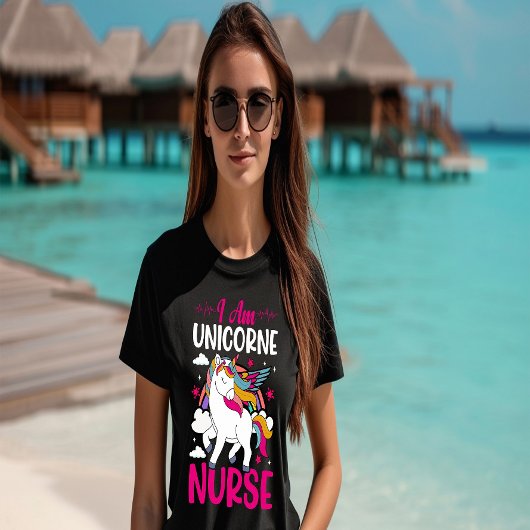 T-SHIRT JE SUIS UNICORNE NURSE