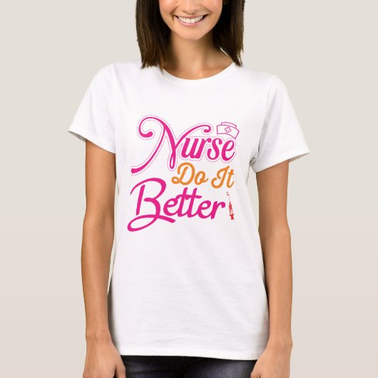 T-SHIRT JE SUIS UNICORNE NURSE (Devant)