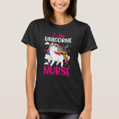 T-SHIRT JE SUIS UNICORNE NURSE (Devant)