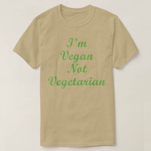 T-shirt Je suis Vegan (Design devant)