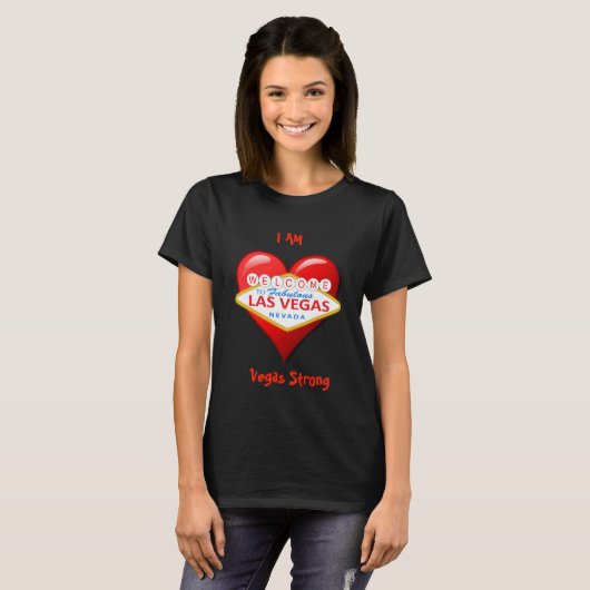 T-shirt Je Suis Vegas Fort (Devant entier)