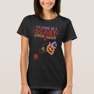 T-shirt Je suis venu comme un entraîneur de fitness effray
