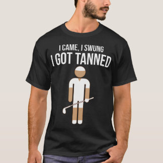 T-shirt Je suis venu, j'ai balancé, j'ai bronzé, amateur d