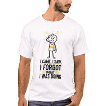 Je suis venu j'ai vu j'ai oublié ce que je faisais