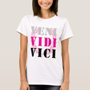 T-shirt je suis venu j'ai vu que j'ai conquis - César