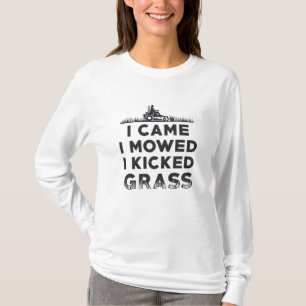 T-shirt Je Suis Venu Je Me Suis Donné J'Ai Tiré De L'Herbe