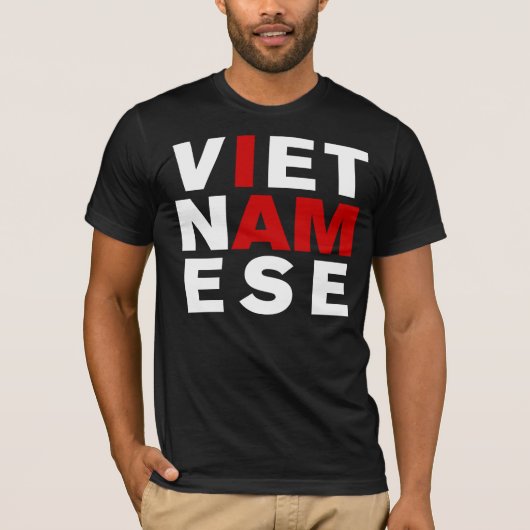 T-SHIRT JE SUIS VIETNAMIEN (Devant)