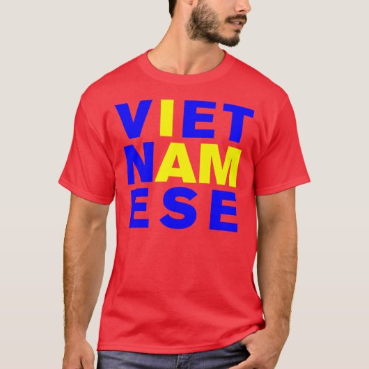 T-SHIRT JE SUIS VIETNAMIEN (Devant)