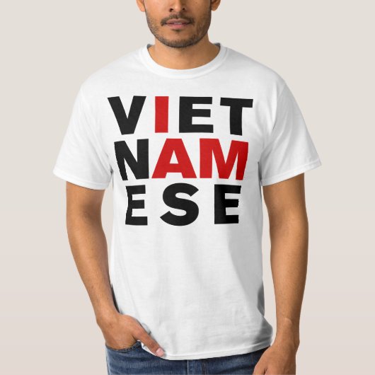 T-SHIRT JE SUIS VIETNAMIEN (Devant)