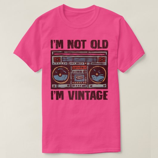 T-shirt Je suis Vintage 2 (Design devant)