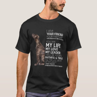T-shirt Je suis votre ami votre partenaire votre AmStaff c