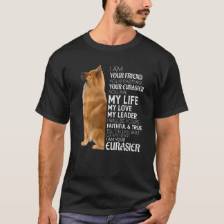 T-shirt Je suis votre ami votre partenaire votre Eurasier 