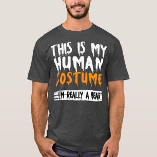 T-shirt Je Suis Vraiment Un Costume Ours Costume Couples H