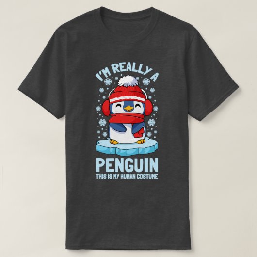 T-shirt Je Suis Vraiment Un Pingouin6 (Design devant)