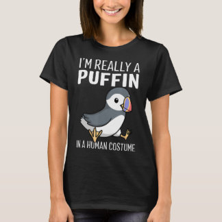 T-shirt Je suis vraiment un Puffin dans un costume humain 