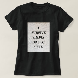 T-shirt Je Survis Tout Simplement Par Défaut