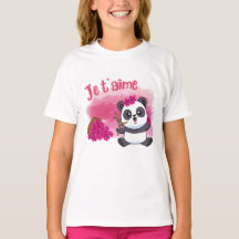 T-shirt Je t’aime Little Panda