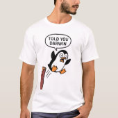 T-shirt Je t'ai dit Darwin (Devant)